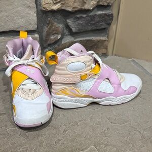 Nike Jordan Kids Sneakers - Pink, Yellow, White